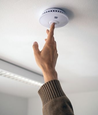 brennenstuhl® radio smoke detector networked