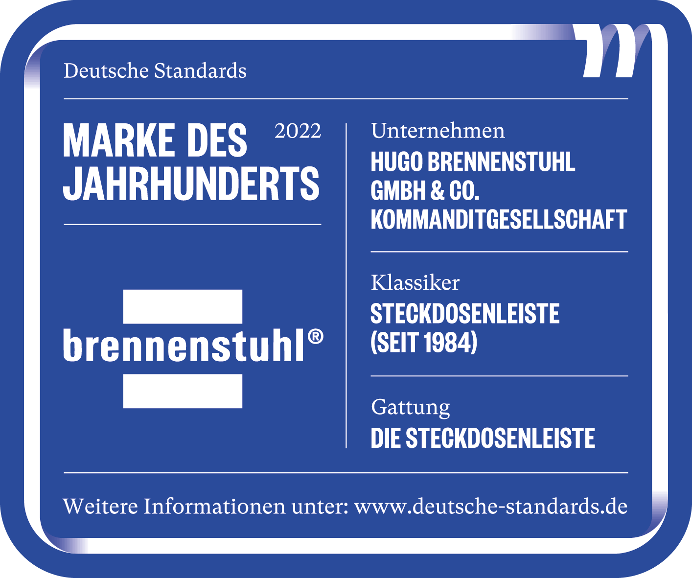 brennenstuhl® - Marke des Jahrhunderts