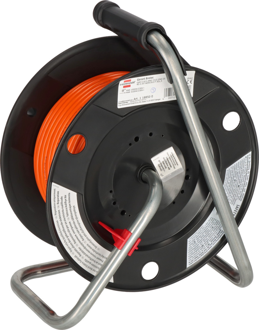 Mit praktischer Trommelbremse