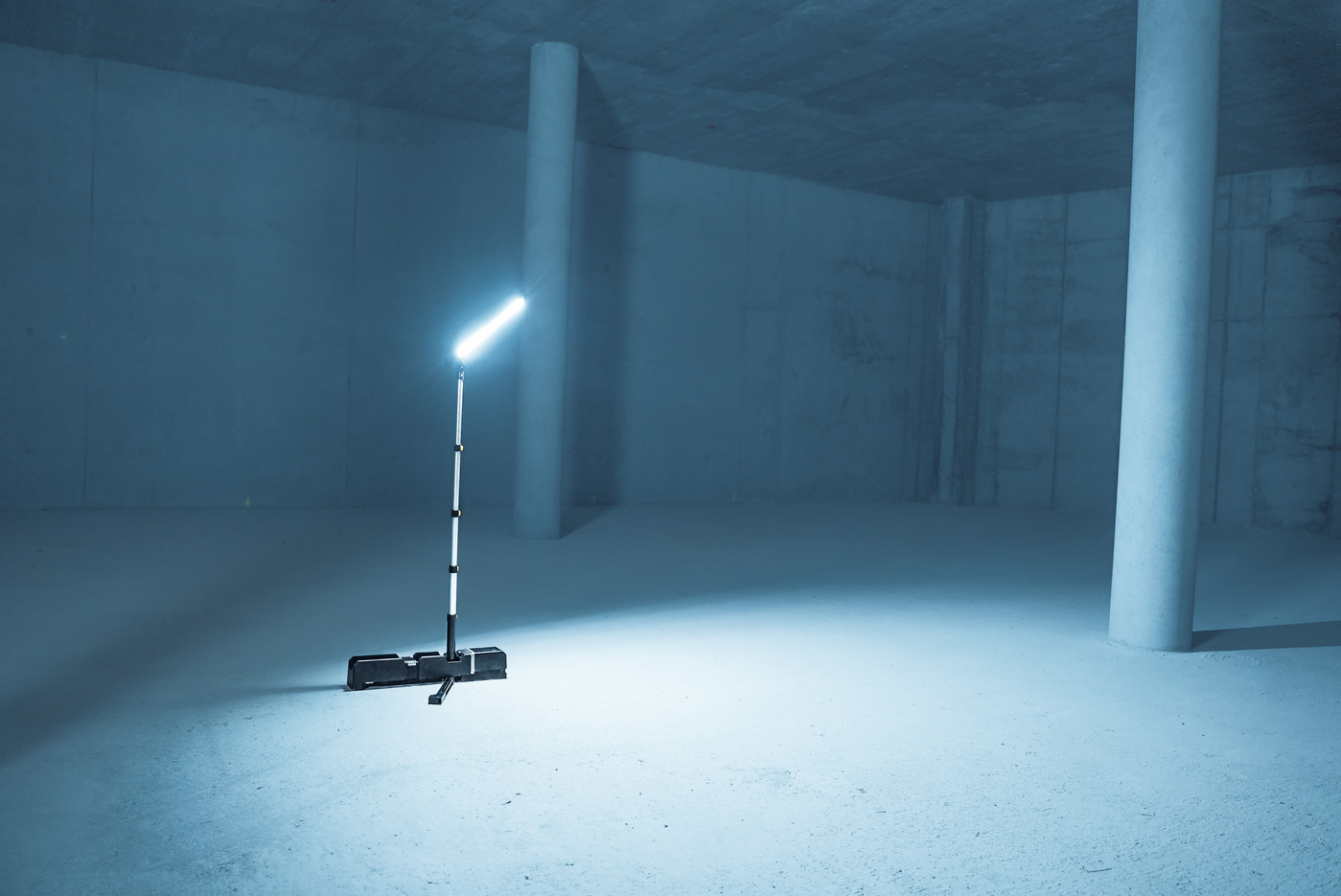 Lighting duration depending on the battery used