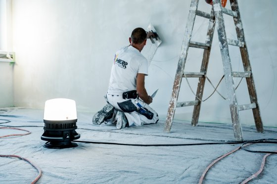  - Une fois installé, éclairé de tous les côtés