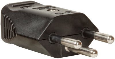 Montagestecker T12 230V/10A, schwarz