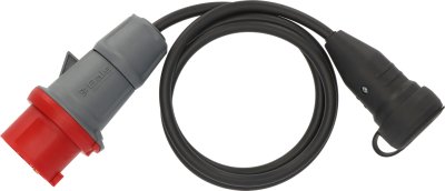 Professional CEE-Adapterkabel IP44 1,5m schwarz H07RN-F 3G1,5 CEE-Stecker 400V/16A