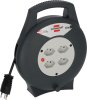 VL-X Vario-Line Kabelbox, 4-fach schwarz/lichtgrau, Kabel 10m H05VV-F 3G1,0 *CH*