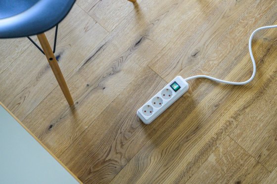 Eco-Line Steckdosenleiste mit Schalter 3-fach weiß 5m H05VV-F 3G1,5 - Anwendungsbild