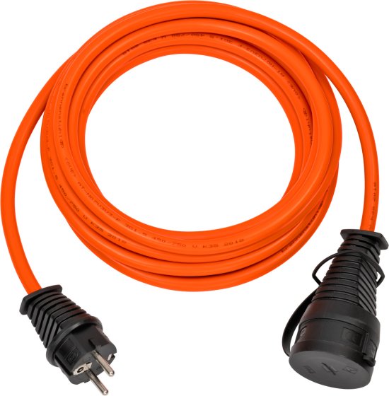 BREMAXX Verlängerungskabel IP44 10m orange AT-N07V3V3-F 3G1,5 - Produktbild