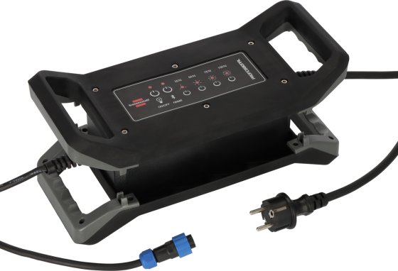 Professional 360° LED Baustrahler JF9120E, 275W, 40500lm, Kabel 6,7m H07RN-F 3G1,0 + 3,3m H05RN-F 2x1,0 *CH* - Produktansicht