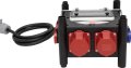Kompakter Stromverteiler BSV 3 - FI/16, 3x CEE 400V/16A, 2x Typ T25 (IP55), 2x Typ T23 (IP55) *CH* - Produktansicht