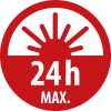 Akku LED Handleuchte HL 2400, 2400lm + 360lm, IP44