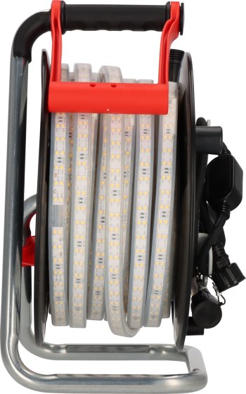 LED-Lichtschlauch BS2540SI S auf Aufbewahrungstrommel, 25m,  4000K, einseitig, 2m H07RN-F 2X1,5 Typ 11 (IP55) *CH* - Produktansicht