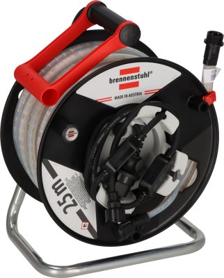 LED-Lichtschlauch BS2540SI S auf Aufbewahrungstrommel, 25m,  4000K, einseitig, 2m H07RN-F 2X1,5 Typ 11 (IP55) *CH*