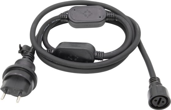 Anschlusskabel f&uuml;r LED-Lichtschlauch 2m H07RN-F 2G1,5 Typ 11 (IP55) 
 - Produktbild