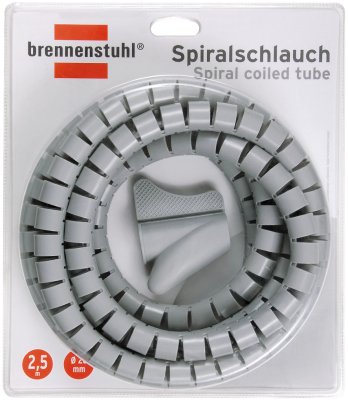 Spiralschlauch L = 2,5m; Ø = 20mm grau