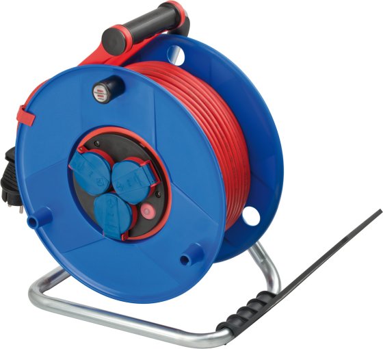 Trommeltritt f&uuml;r Kabeltrommel mit Trommel &Oslash; 240/290mm (Gestell &Oslash; 18mm) - Produktansicht