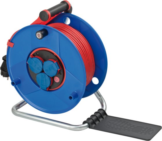 Trommeltritt f&uuml;r Kabeltrommel mit Trommel &Oslash; 240/290mm (Gestell &Oslash; 18mm) - Produktansicht