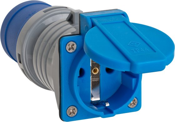 CEE-Adapter 230V/16A IP44 auf Schutzkontakt - Produktbild