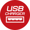 Indesk Power USB-Charger Tischsteckdosenleiste 3-fach, 2xUSB, 2m H05VV-F 3G1.5
