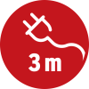 Premium-Protect-Line 60.000A Überspannungsschutz-Steckdosenleiste mit USB-Ladefunktion 6-fach 3m H05VV-F 3G1,5