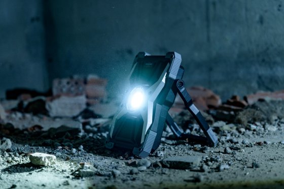 Akku LED Arbeitsstrahler RUFUS 3010 MA, 3000lm, IP65, mit Bluetooth&reg; Lautsprecher - Anwendungsbild