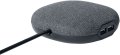 brennenstuhl&reg;estilo&nbsp;Ladestation mit Textiloberfl&auml;che 1xEurosteckdose und 2xUSB-Charger schwarz/anthrazit - Produktansicht