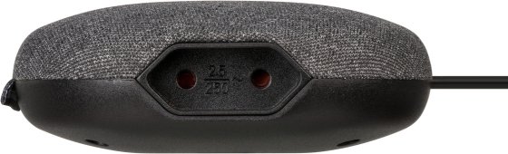 brennenstuhl&reg;estilo&nbsp;Ladestation mit Textiloberfl&auml;che 1xEurosteckdose und 2xUSB-Charger schwarz/anthrazit - Produktansicht