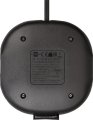 brennenstuhl&reg;estilo&nbsp;Ladestation mit Textiloberfl&auml;che 1xEurosteckdose und 2xUSB-Charger schwarz/anthrazit - Produktansicht