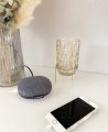 brennenstuhl&reg;estilo&nbsp;Ladestation mit Textiloberfl&auml;che 1xEurosteckdose und 2xUSB-Charger schwarz/anthrazit - Anwendungsbild