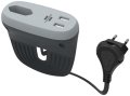 brennenstuhl&reg;estilo Sofa-Steckdose mit Ladefunktion 1xEuro-Steckdose und 2xUSB-Charger anthrazit/grau - Produktansicht