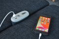 brennenstuhl&reg;estilo Sofa-Steckdose mit Ladefunktion 1xEuro-Steckdose und 2xUSB-Charger anthrazit/grau - Anwendungsbild