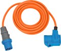 Camping-/Maritim CEE Verlängerungskabel IP44 10m orange H07RN-F 3G2,5 CEE-Stecker, Winkelkupplung 230V/16A - Produktbild