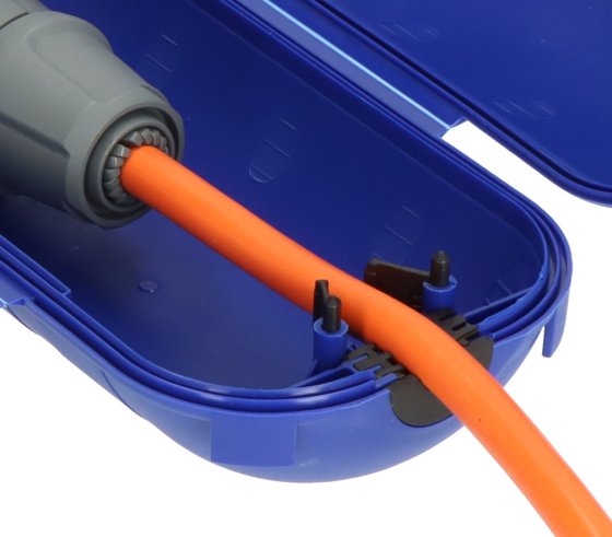 Safe-Box CEE 230V IP44, blau - Produktansicht