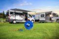 Garant CEE 2 IP44 Camping-/Maritimkabeltrommel 25m H07RN-F 3G2,5 - Signalfarben auf dem Campingplatz