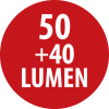 LED Sensor Sicherheitsleuchte SSL 40 A mit Infrarot-Bewegungsmelder 50lm+40lm