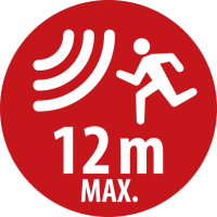 Reichweite des Bewegungsmelders