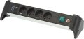 Alu-Office-Line Steckdosenleiste mit USB Power Delivery USB-Ladefunktion 4-fach 1,8m H05VV-F 3G1,5 - Produktansicht