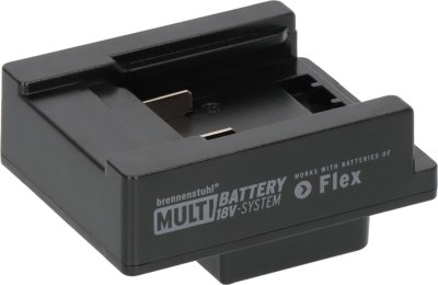 Brennenstuhl Adapter für LED Baustrahler im Brennenstuhl Multi Battery 18V System für die Nutzung von Flex Akkus