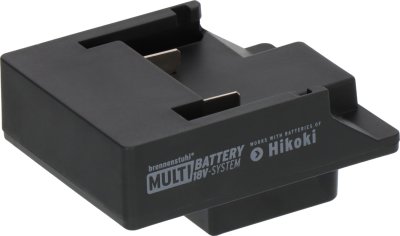 Brennenstuhl Adapter für LED Baustrahler im Brennenstuhl Multi Battery 18V System für die Nutzung von Hikoki Akkus