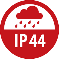 Beschermd tegen vreemde voorwerpen en spatwater