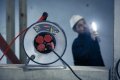  - Insulated steel cable reel for the construction site