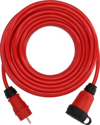 Professional Verlängerungskabel VQ 2200 IP44, 25m rot H07BQ-F 3G2,5