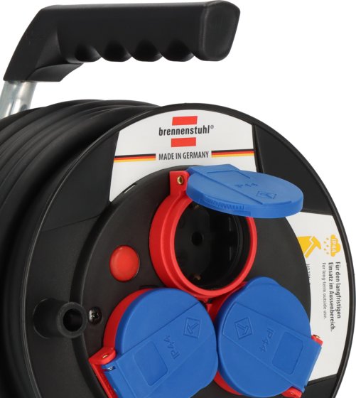 Garant Kompakt IP44 Gewerbe-/Baustellen-Kabeltrommel 12m H07RN-F 3G1,5 - Produktansicht