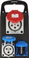 Portabler Stromverteiler BSV P 3x 230V/16A Steckdosen, 1x CEE 230V/16A, 1x CEE 400V/16A, 2m H07RN-F5G2.5 - Produktansicht