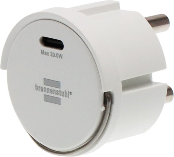 Steckdosenadapter USB C PD 20W wei&szlig; - Produktbild