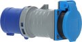 CEE-Adapter 230V/16A IP44 auf Schutzkontakt  - Produktansicht