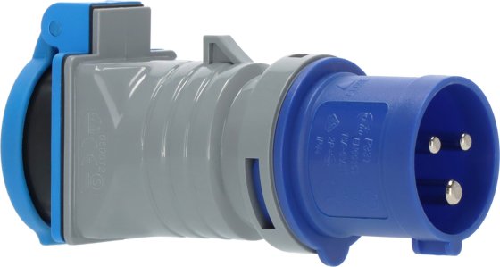 CEE-Adapter 230V/16A IP44 auf Schutzkontakt  - Produktansicht