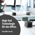 hugo! ONE Steckdosenwürfel mit USB C 20W PD deep black - Anwendungsbild