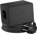 hugo! ONE Steckdosenwürfel mit USB C 20W PD deep black - Produktbild