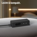 hugo! TRAVEL Steckdosenleiste mit USB C 20W PD und Euro Steckdose, deep black - Anwendungsbild