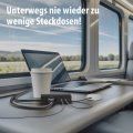 hugo! TRAVEL Steckdosenleiste mit USB C 20W PD und Euro Steckdose, deep black - Anwendungsbild