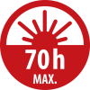 Akku LED Outdoor Leuchte OLI 400 AS, 450lm, IP54